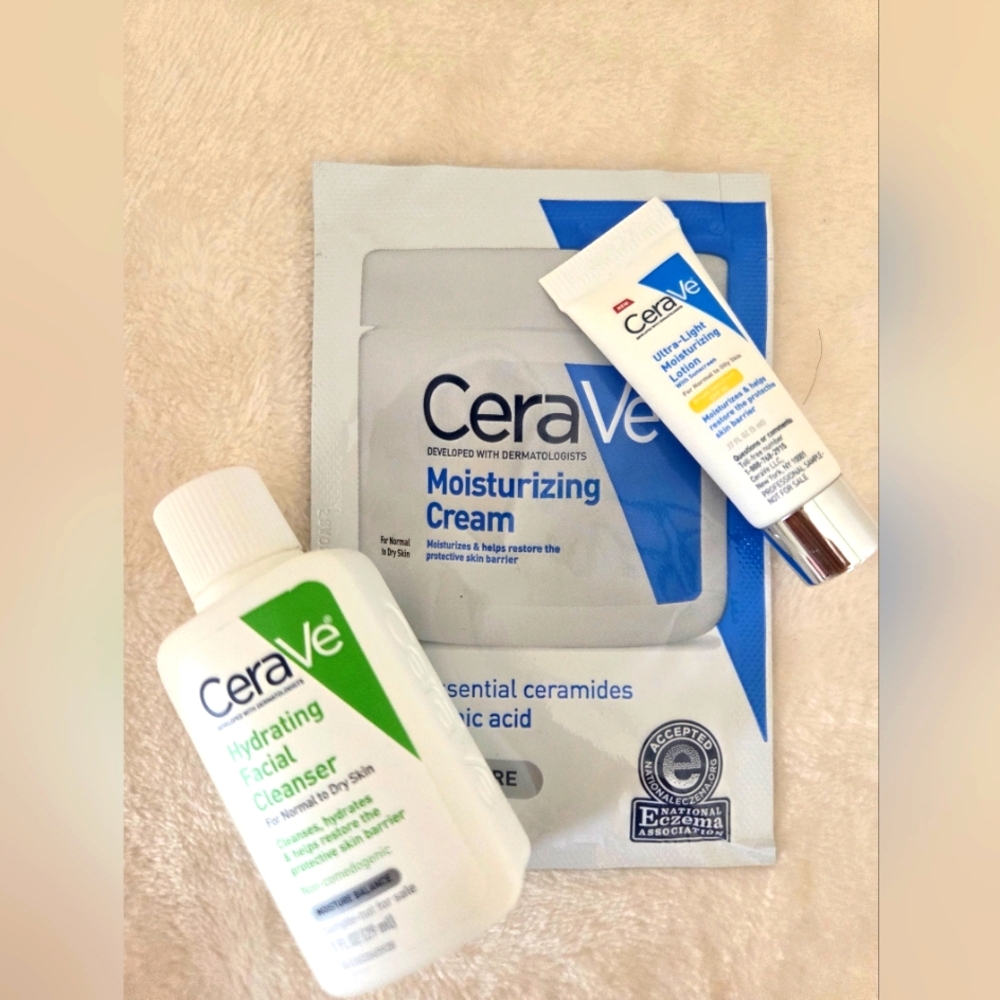 🪷5/$25! CeraVe 4-piece Travel Size Skincare Set New